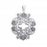 Uphold the Viking victory ~ Ringerike Sterling Silver Pendant Jewelry