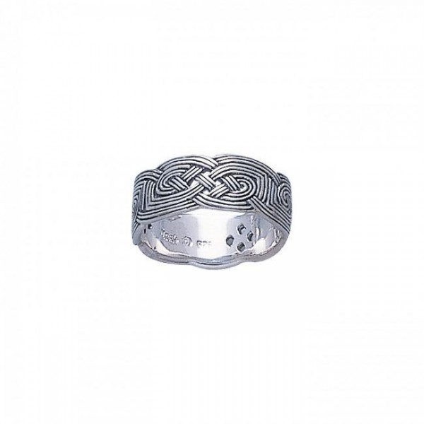 The road to miles high ~ Celtic Knotwork Sterling Silver Ring