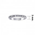 Amaze Yourself Silver Ring