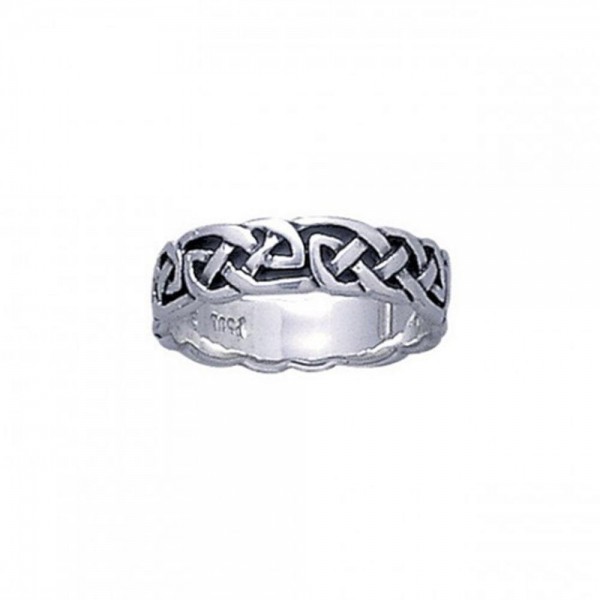Finely Detailed Celtic Knot work Ring