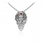 Celtic Queen Maeve Sterling Silver Pendant