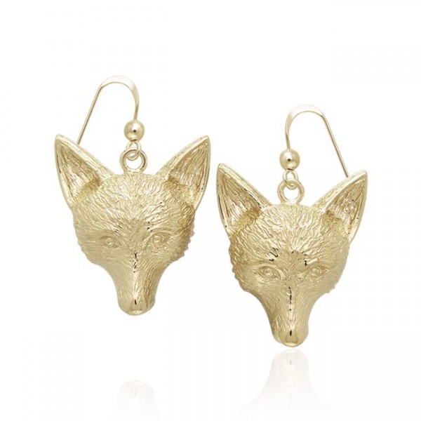 Fox Large Hook Earrings