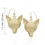 Fox Large Hook Earrings
