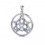Celtic Trinity The Star Silver Pendant