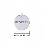 Icône Power Word Respect Silver Disc