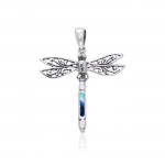 Dragonfly Sterling Silver Pendant