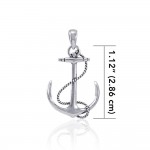 Anchor and Rope Pendant