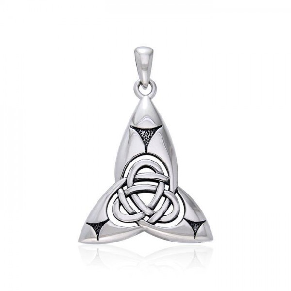 Celtic Knotwork Silver Pendant