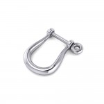 Keep your shackle firm and strong ~ Sterling Silver Post Earrings