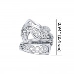 An anomaly of nature ~ Celtic Knotwork Seahorse Sterling Silver Spoon Ring