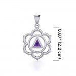 Chakra Recovery Pendant with Gemstone