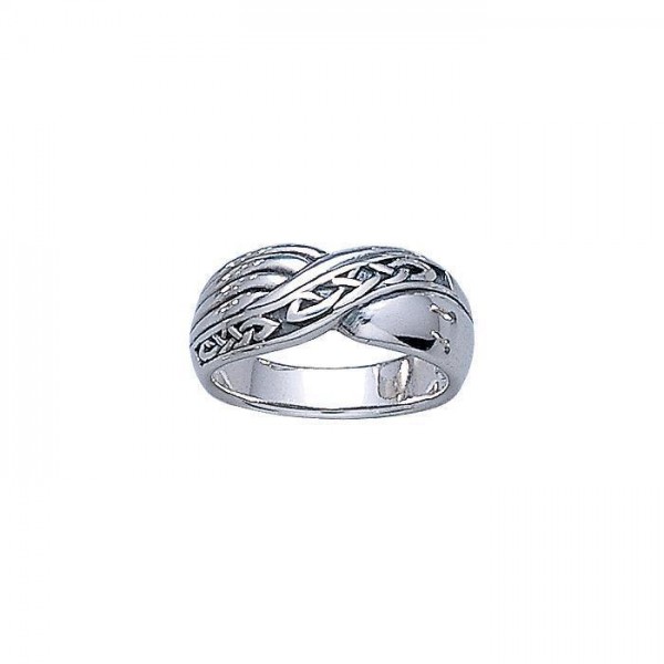 Beautiful and eternal ~ Celtic Knotwork Sterling Silver Ring