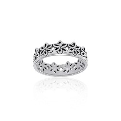 Floral Band Ring 
