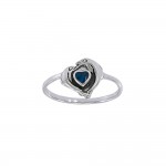 Silver Dolphin Love Ring