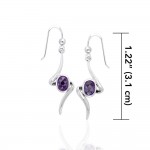 A gem of hope and magic ~ Sterling Silver Jewelry Earrings with Gemstone