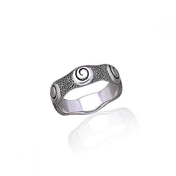 Spiral Sterling Silver Ring