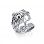 Aboriginal Inspired Turtle Sterling Silver Ring