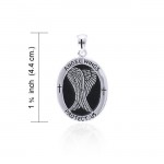 Angel Wings Medallion Pendant