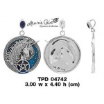 Celtic Unicorn Pentagram Sterling Silver Pendant
