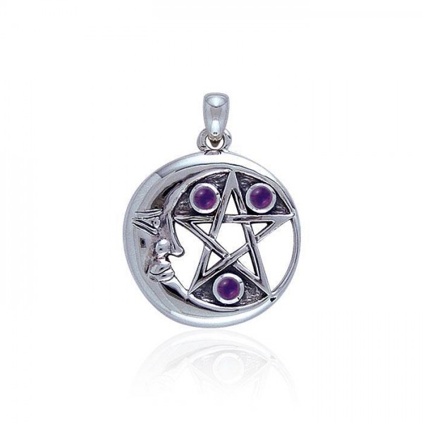 Magick Moon Silver Pendant