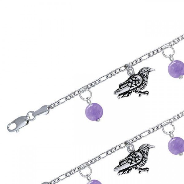 Silver Raven Bracelet