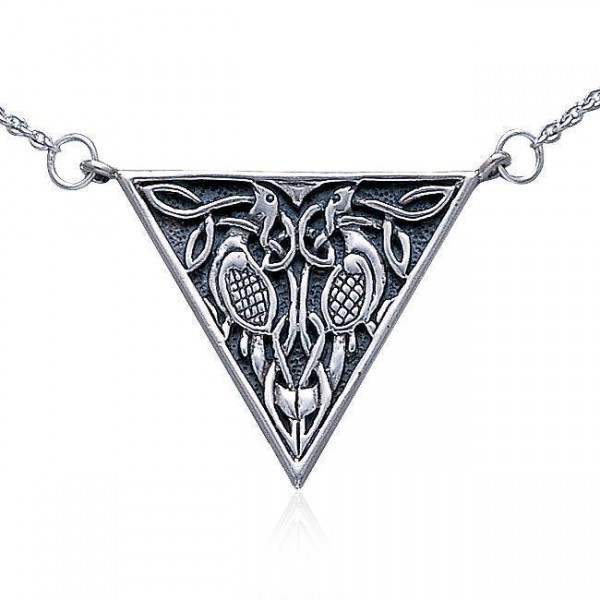 Viking Urnes Bird Necklace