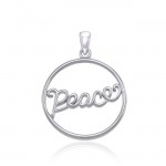 Pendentif Peace Silver par Amy Zerner