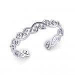 Celtic Maori Silver Bracelet