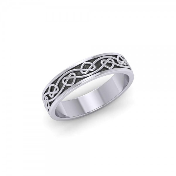 A Celtic art for the millennia ~ Sterling Silver Celtic Knotwork Ring