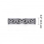 A Celtic art for the millennia ~ Sterling Silver Celtic Knotwork Ring