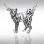 Celtic Cat Necklace