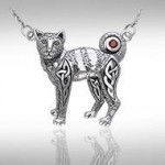 Celtic Cat Necklace