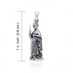 Minerva Roman Silver Pendant