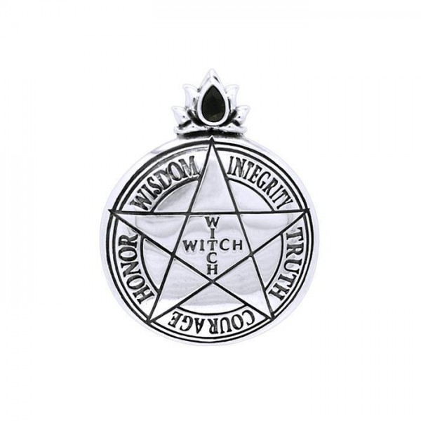 Witch Pentacle ~ Sterling Silver Pendant Jewelry