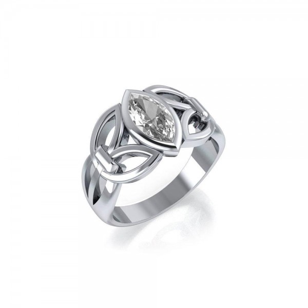 Celtic Knotwork Sterling Silver Ring