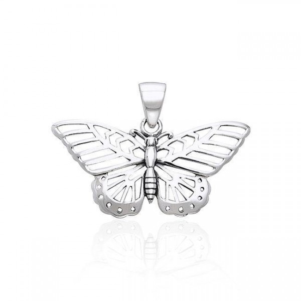 Silver Butterfly Pendant