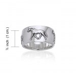 Palouse Horse Silver Ring