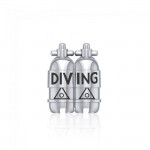 Dive Tanks Sterling Silver Bead