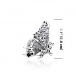 Butterfly Sterling Silver Pendant