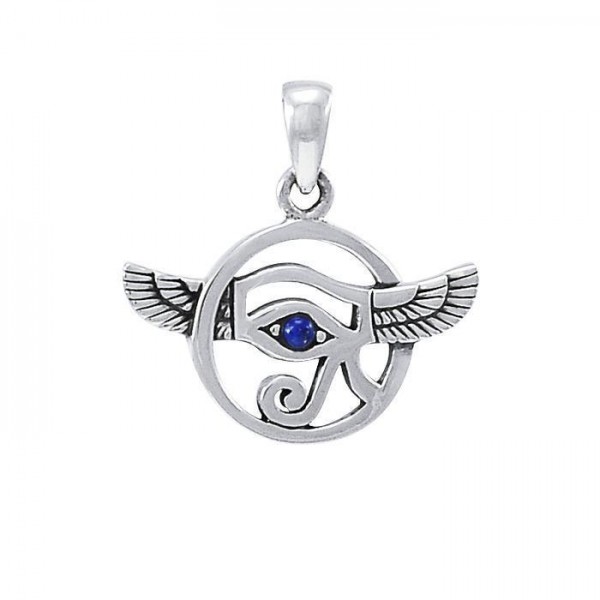 Look into the Eye of Horus ~ Sterling Silver Jewelry Pendant
