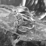 Celtic Cross with Infinity Silver Ring