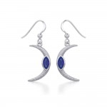 A Glimpse of the Crescent Moons Beginning ~ Silver Jewelry Earrings
