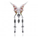 Ted Andrews Butterfly Dreamcatcher Necklace