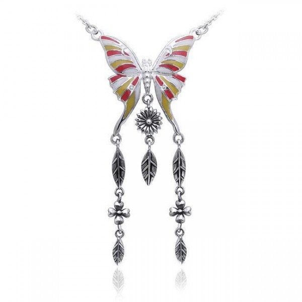 Ted Andrews Butterfly Dreamcatcher Collier