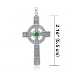 Pendentif médiéval en croix celtique