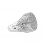 Angel Talisman Occult Large Sterling Silver Ring