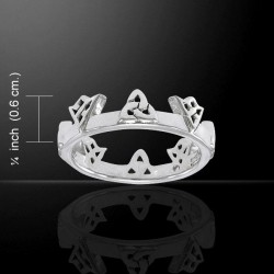 Triquetra Crown Ring 
