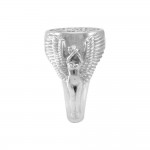 Angel Talisman Occult Small Sterling Silver Ring
