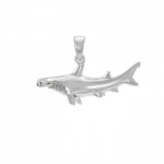 In the world of hammerhead shark beyond you can imagine ~ Sterling Silver Jewelry Pendant