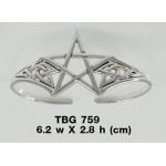 The Centuries Old Power of the Silver Pentagram ~ Itbs yours to behold Bangle